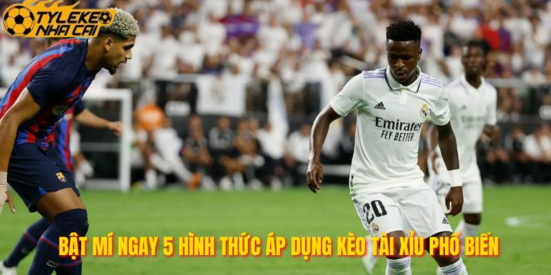 Bật mí ngay 5 hình thức áp dụng kèo tài xỉu phổ biến