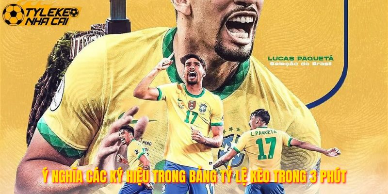 Ý Nghĩa Các Ký Hiệu Trong Bảng Tỷ Lệ Kèo Trong 3 Phút